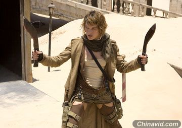 Milla Jovovich as Alice in Screen Gems' Resident Evil: Extinction