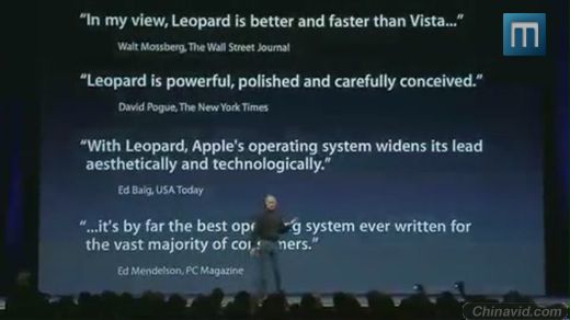 解读 苹果 apple ces steve jobs mac world 2008 keynote 演讲 讲话 macbook air ipod touch iphone apple tv google leopard time machine capsule 时光机 地图导航 dvd hd itunes inter Sony TZ Series 20th century fox 月阁 moon-blog.cn