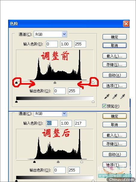 Photoshop教程：色阶改善发灰人像照片