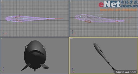 3dmax9.0教程:栩栩如生的游鱼水墨画