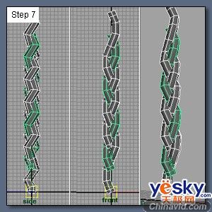 三维设计软件Maya建模实例：绞编手链_天极设计在线整理