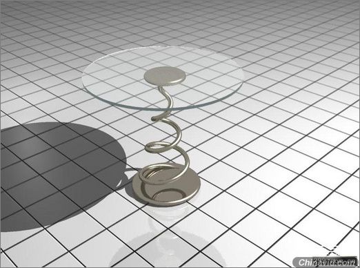 3DMax初学者教程：简单制作茶几