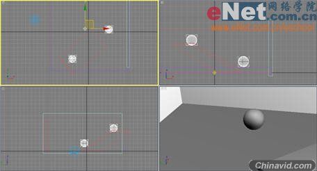 3dmax9.0教程:造型设计两个钢球碰撞