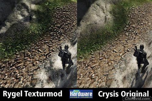 《Crysis》Rygel纹理MOD对比图赏