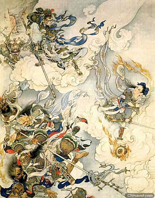 中国画大师刘继卤《大闹天宫》组画一览