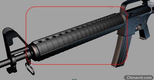 虚拟项目实训——制作现代战争兵器M16