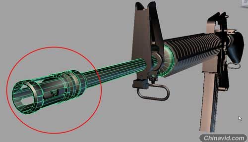 虚拟项目实训——制作现代战争兵器M16