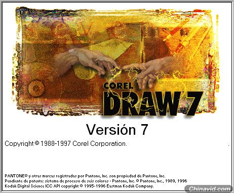 Corel Draw Splash Screen Evolution