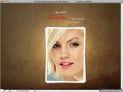 Photoshop打造超酷网站登录界面
