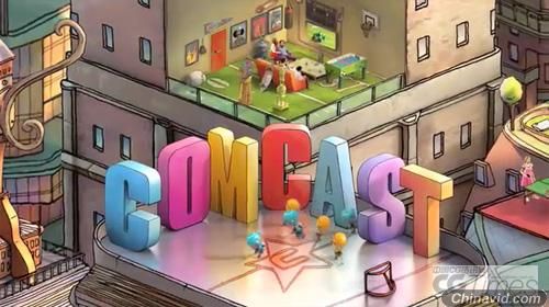 Comcast超可爱4部动画短片连放