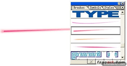 图4 制作一个笔刷 